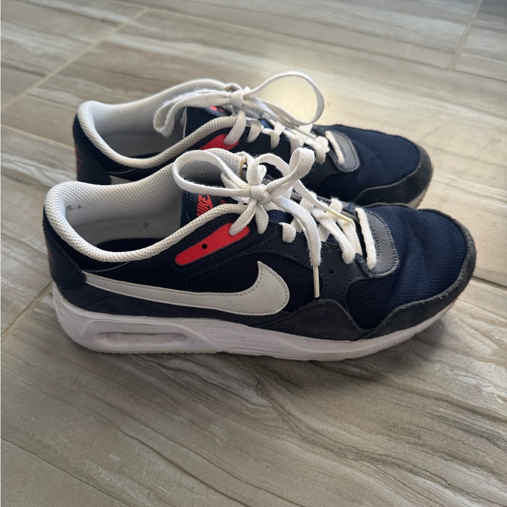 Nike Blue and White Classic Sneakers